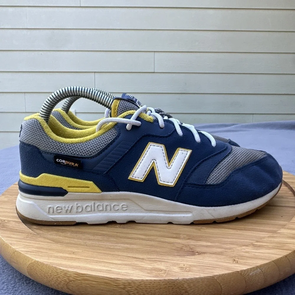 New Balance 997H‎ Cordura Sneakers Shoes Mens 6 Womens 7.5 Blue Yellow CW997HYB